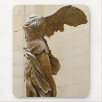 Winged Victory of Samothrace Mousepads