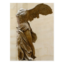 Winged Victory of Samothrace Postcards