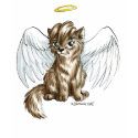 Winged Wolf Cub T-shirt