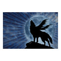 Winged Wolf Poster posters