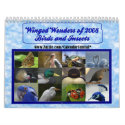 Winged Wonders of 2008 calendars