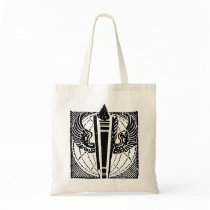 winged writer canvas bags