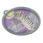 Winged Zebra Halloween Fantasy Bat belt buckles