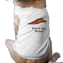 wingedfoot dog tshirt, pet clothing