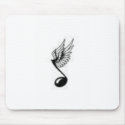 wingedmusicnote mousepads