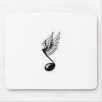 wingedmusicnote mousepads