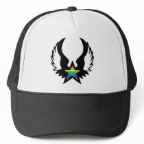 wingedstar. rainbow. hats