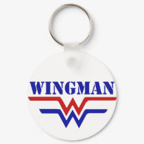 Wingman Single guy party keychains