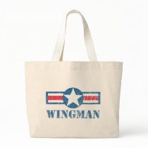 Wingman Vintage Tote Bags
