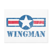 Wingman Vintage Postcard