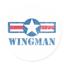 Wingman Vintage Stickers