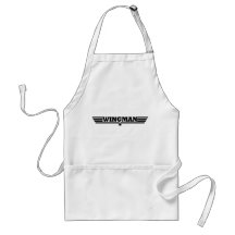 Wingman Wings Logo Aprons