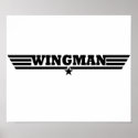 Wingman Wings Logo posters