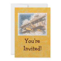 Wings Aloft Father's Day Personalized Invitations