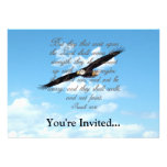 Wings as Eagles, Isaiah 40:31 Christian Bible Personalized Invitation