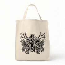 Wings, Cross & Rose bags
