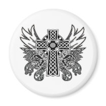 Wings, Cross & Rose magnets