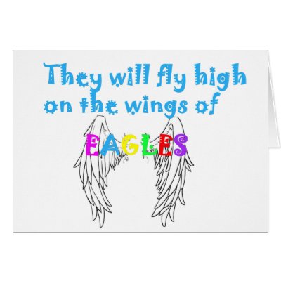 wings eagle greeting cards by christie0615