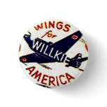 Wings for Willkie - Button