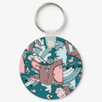 Wings key chain keychains