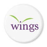 WINGS Logo Magnet