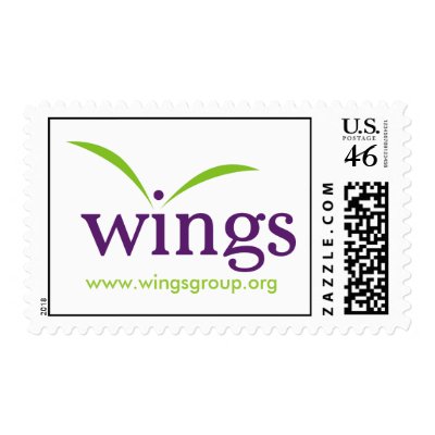 WINGS Logo Postage