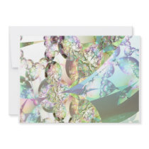 Wings of Angels – Celeste & Amethyst Crystals Custom Invitation