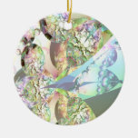 Wings of Angels – Celestite & Amethyst Crystals 2 Ornament
