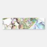 Wings of Angels – Celestite & Amethyst Crystals Bumper Sticker