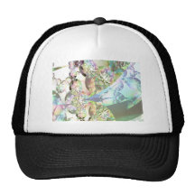 Wings of Angels – Celestite & Amethyst Crystals Trucker Hat