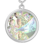 Wings of Angels – Celestite & Amethyst Crystals Pendant