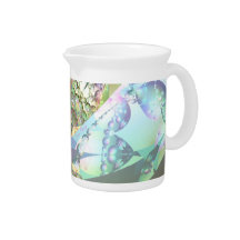 Wings of Angels – Celestite & Amethyst Crystals Drink Pitchers
