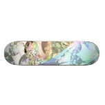 Wings of Angels – Celestite & Amethyst Crystals Skate Decks