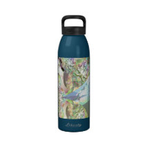 Wings of Angels – Celestite & Amethyst Crystals Reusable Water Bottles