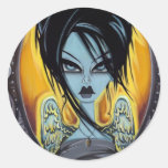 Wings of Desire Round Stickers