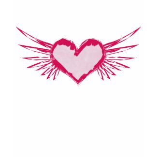 Wings Of Love Grunge Style T-Shirt shirt