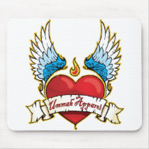 Wings of Love Mouse Pads
