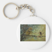Wings or Tails Fantasy Illustration Keychains