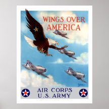 Wings Over America -- Air Corps Posters