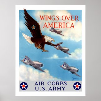 Wings Over America -- Air Corps Posters