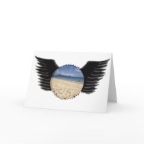 Wings photo template cards