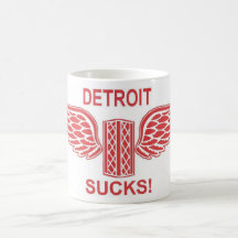 WINGS SUCK man mug