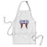 Wings with 2 Blue Stars aprons