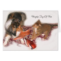 Wingtip tug-of-war card