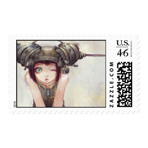 Wink Postcard (Medium) Stamps