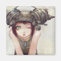 Wink Square Magnet