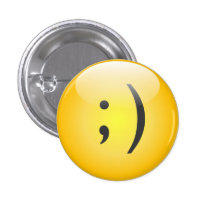 Wink Txt Smiley Button buttons