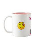 wink, wink, mamma got junk! mug