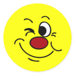 Winking Face: Sure I can cover for you at work stickers