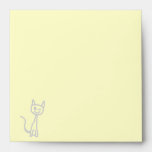 Winking Gray Cat. Envelopes